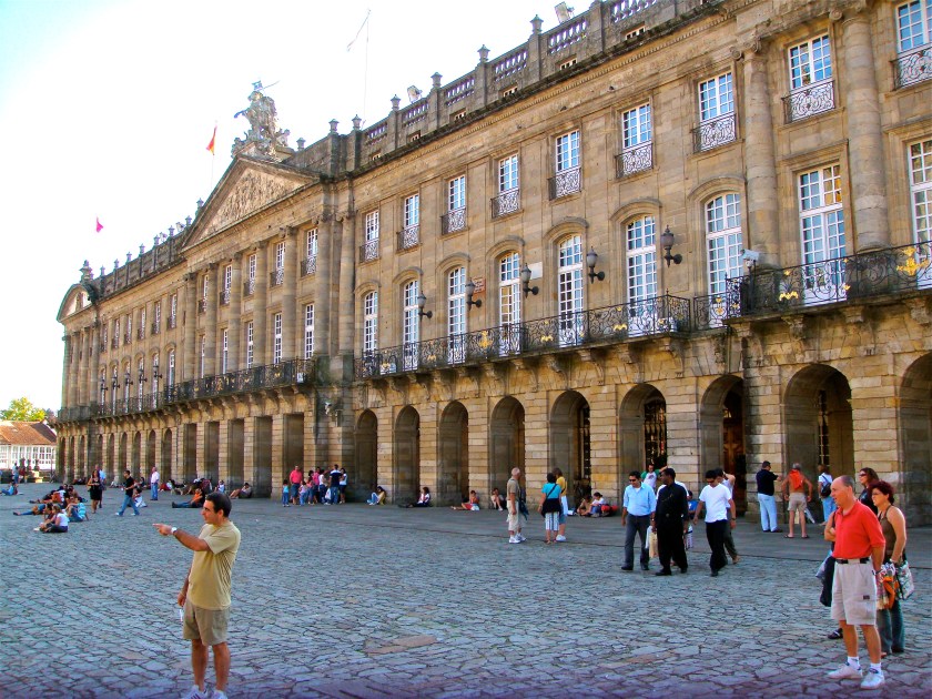 Palacio de Rajoy, Plaza del Obradoiro, Santiago de Compostela, España.
