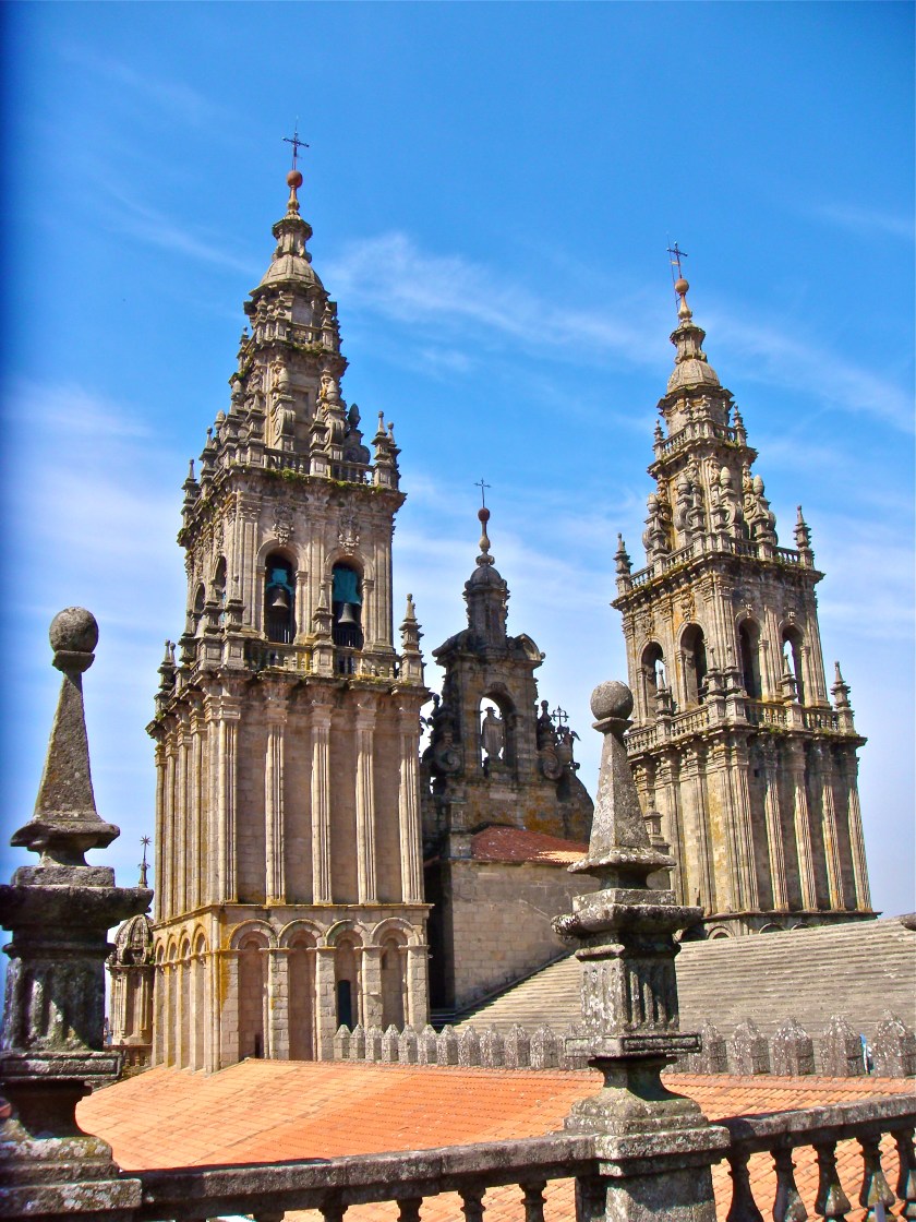 Catedral de Santiago (desde el techo), Santiago de Compostela, España