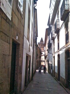 Rúas, Santiago de Compostela, España